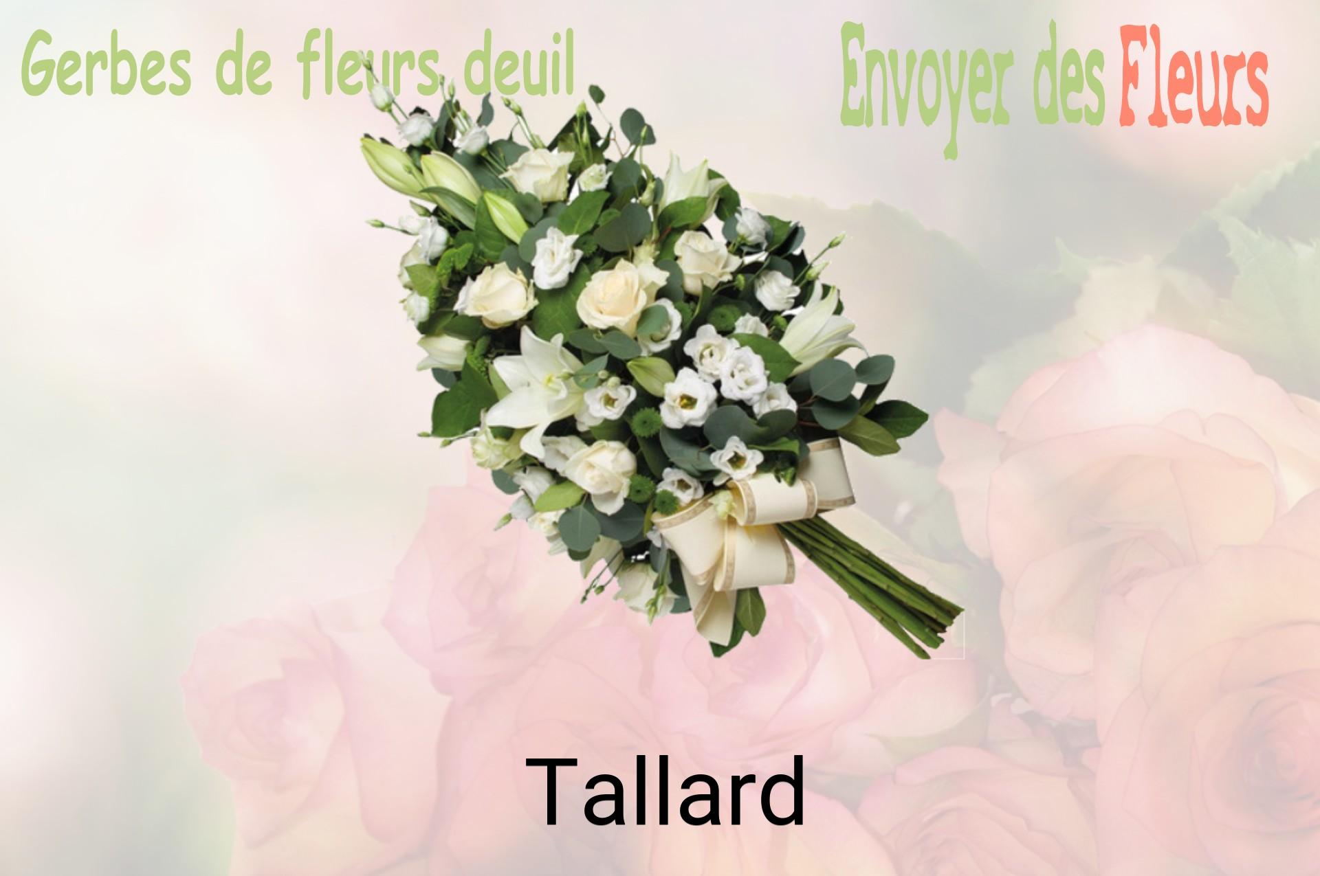 Gerbe de fleurs de deuil livrée à Tallard